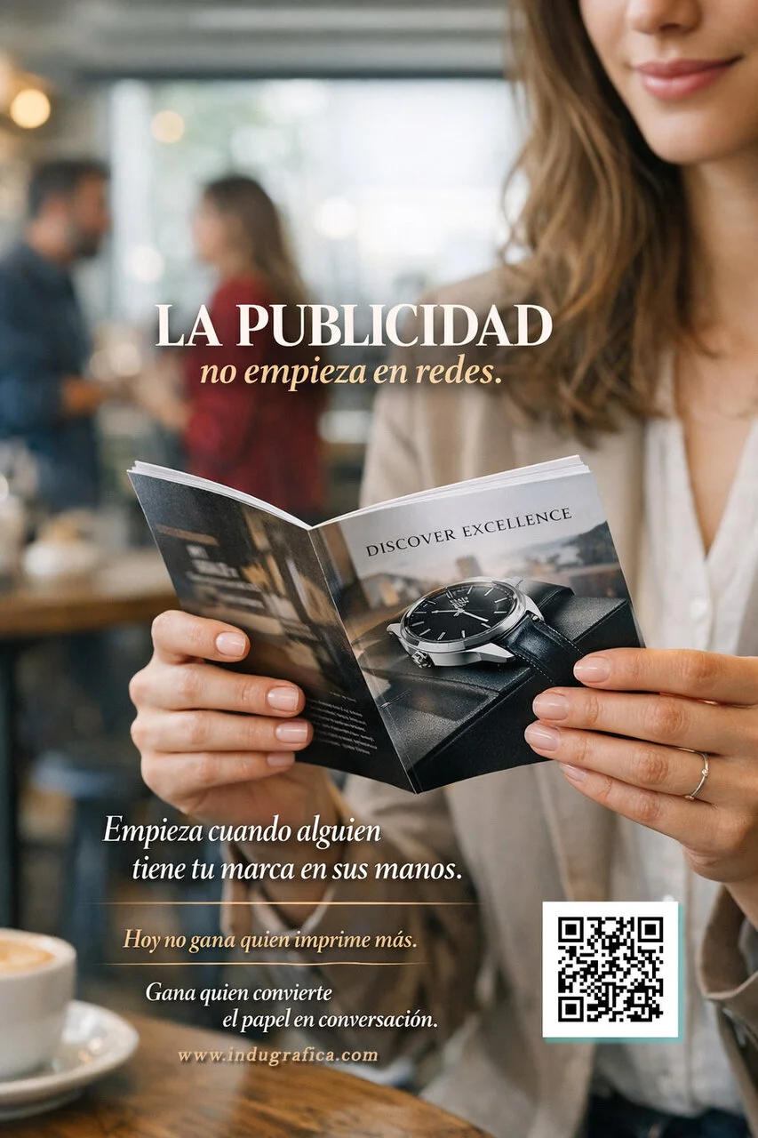 Publicidad impresa que conecta con lo digital